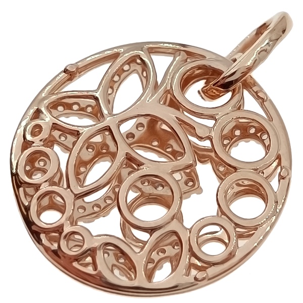 Подвеска из золота 585 пробы с фианитом