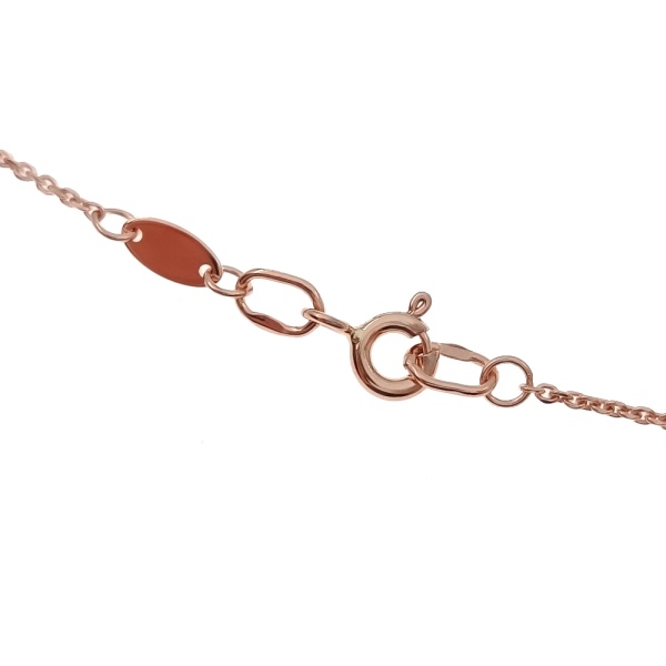 Колье из золота 585 пробы с гранатом