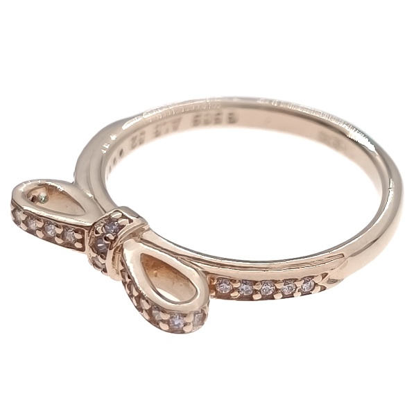 Кольцо из золота 585 пробы с фианитом