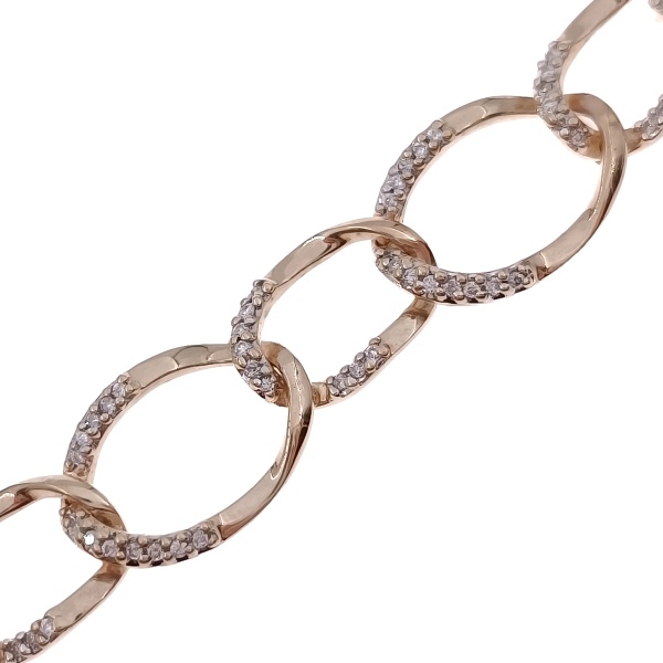 Браслет из золота 585 пробы с бриллиантами