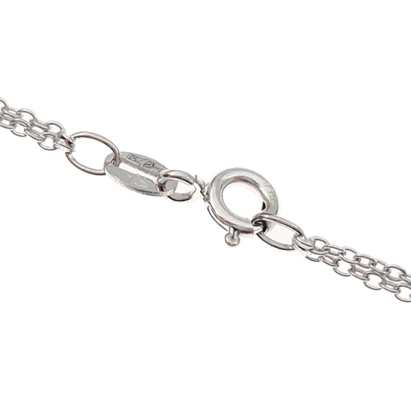 Колье из золота 750 пробы с фианитом