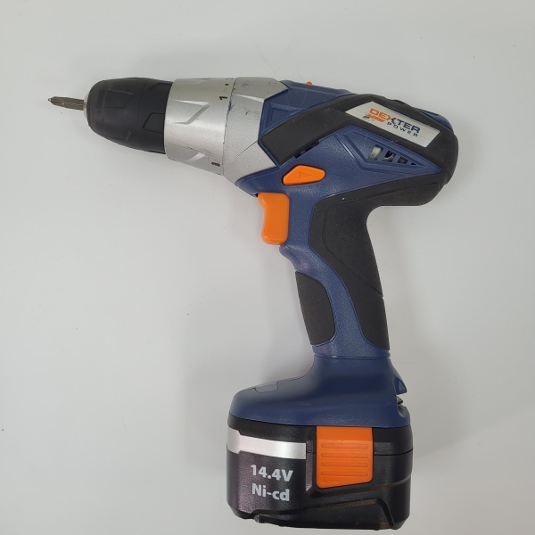Шуруповерт Dexter Ni-Cd 14,4 В, 1,5 Ач