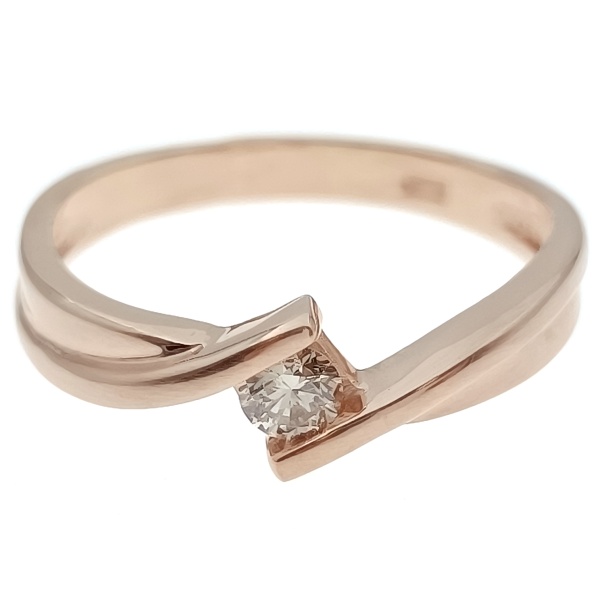 Кольцо из золота 585 пробы с бриллиантом