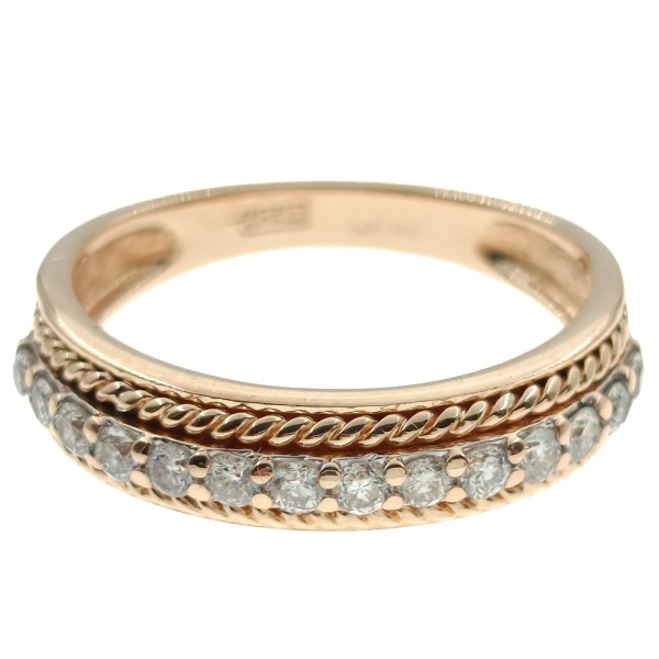 Кольцо из золота 585 пробы с бриллиантами