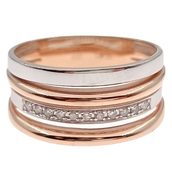 Кольцо из золота 585 пробы с бриллиантами