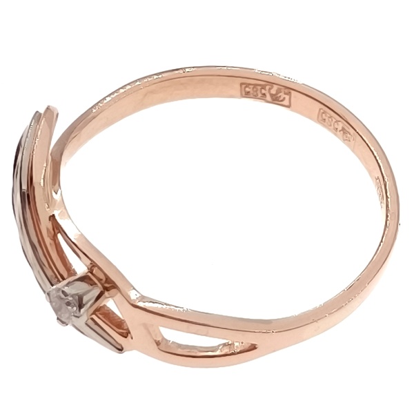 Кольцо из золота 585 пробы с бриллиантом