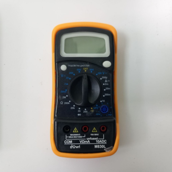 Цифровой мультиметр duwi M830L