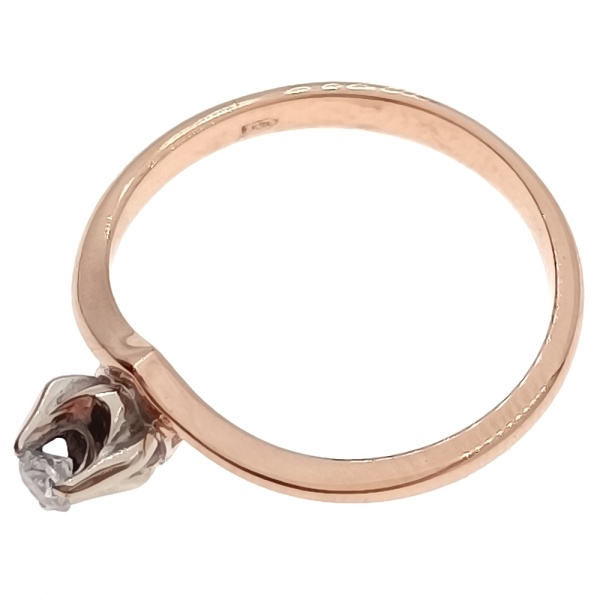 Кольцо из золота 585 пробы с бриллиантом