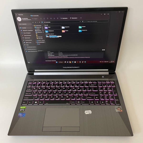 Ноутбук Thunderobot 911 MR Max / AMD Ryzen 7 5800H/ 16 Гб/ ssd 512 Гб