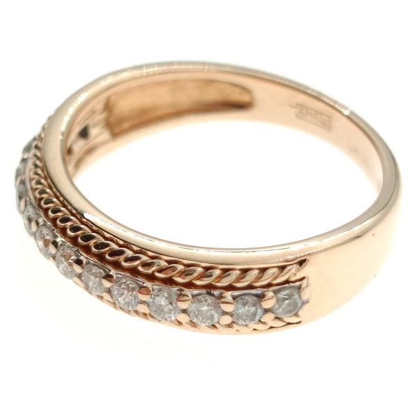 Кольцо из золота 585 пробы с бриллиантами