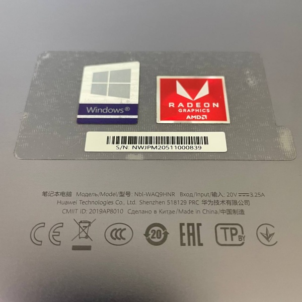 Ноутбук Honor MagicBook 14 Nbl-WAQ9HNR / AMD Ryzen 5 3500U/ 8 Гб/ ssd 256 Гб