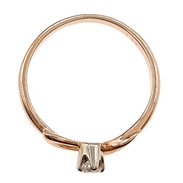 Кольцо из золота 585 пробы с бриллиантом