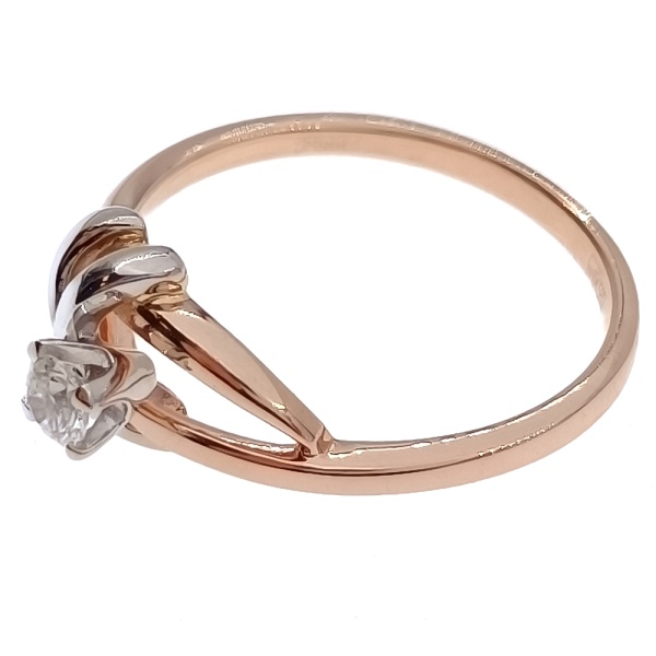 Кольцо из золота 585 пробы с бриллиантом