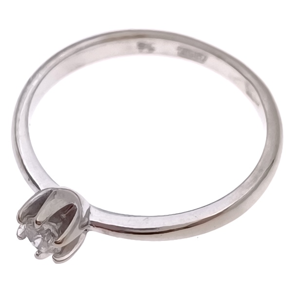 Кольцо из золота 585 пробы с бриллиантом