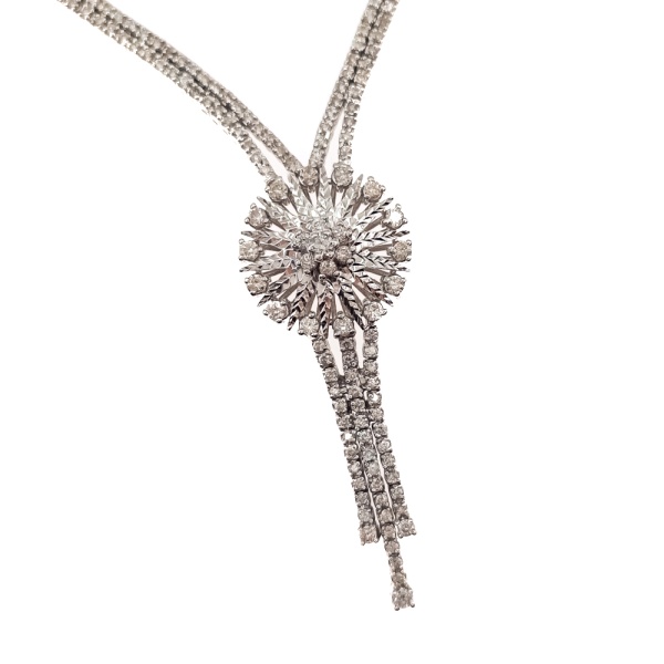 Колье из золота 750 пробы с бриллиантами