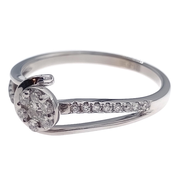 Кольцо из золота 585 пробы с бриллиантами