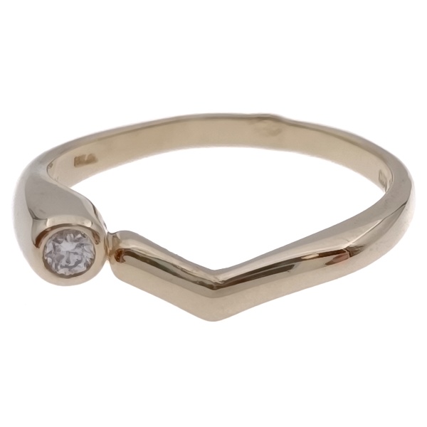 Кольцо из золота 585 пробы с бриллиантом